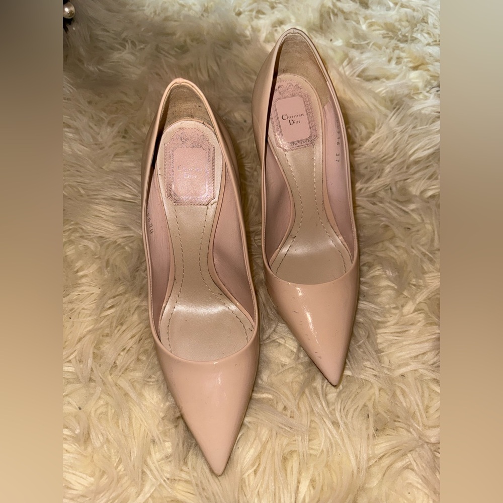 Dior Pink Stiletto Heels Elegant Pumps - Picture 2 of 5
